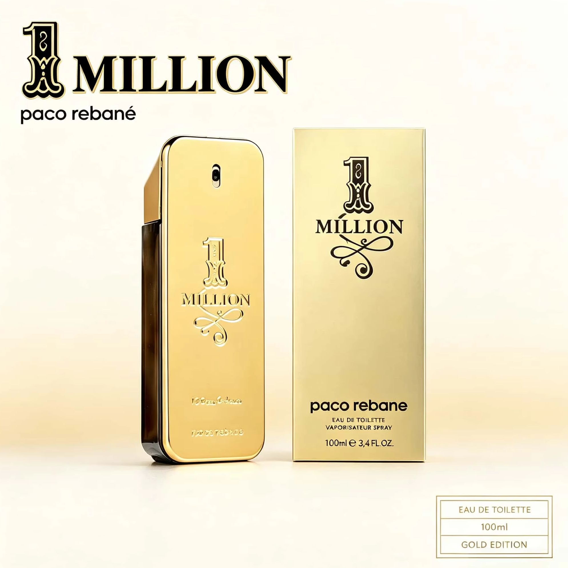 Paco Rabanne 1 Million Eau de  - Perfume Alcohol Fragrance avis et prix